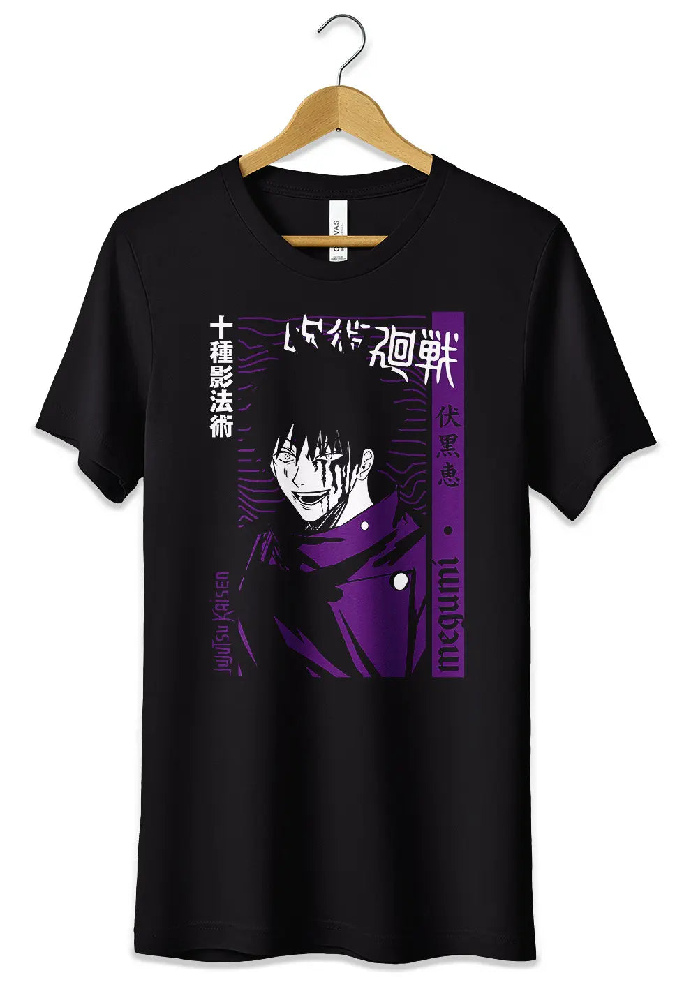 T-Shirt Maglietta Jujutsu Kaisen Anime Megumi-0