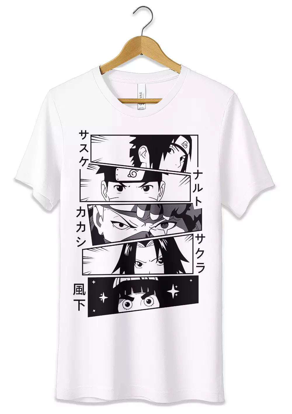 T-Shirt Maglietta Personaggi Anime Naruto-0